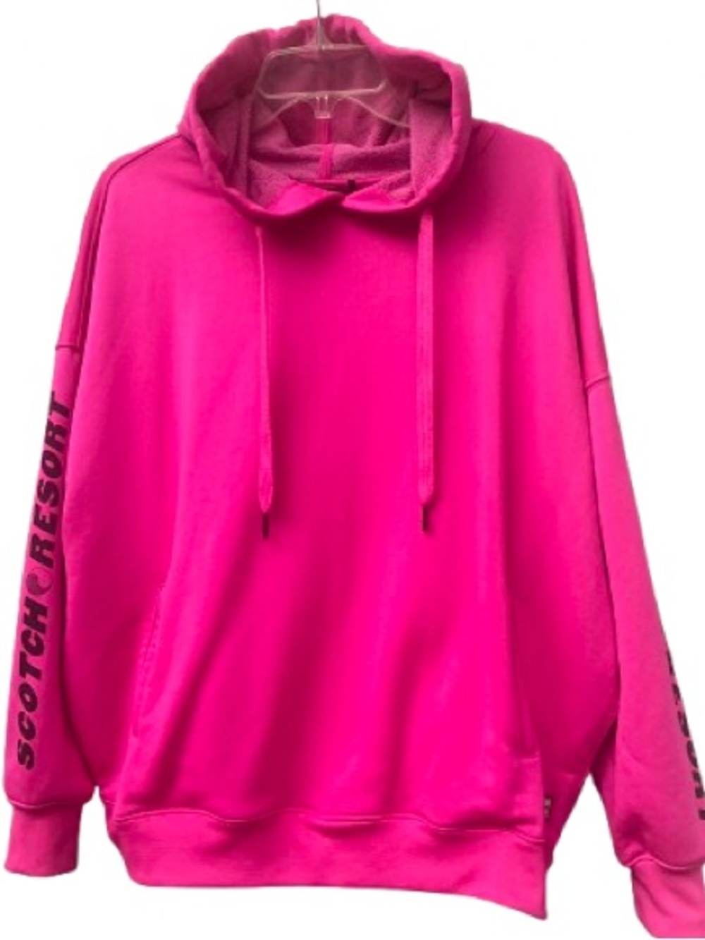Scotch & Soda Maison Scotch Hot Pink Sun Collective Graphic Hoodie Medium